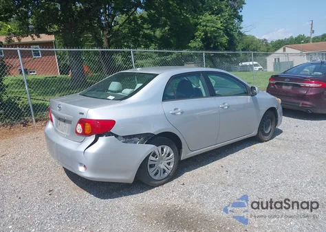 2009 Toyota Corolla Xle из США, поврежденный, VIN 2T1BU40E49C111752
